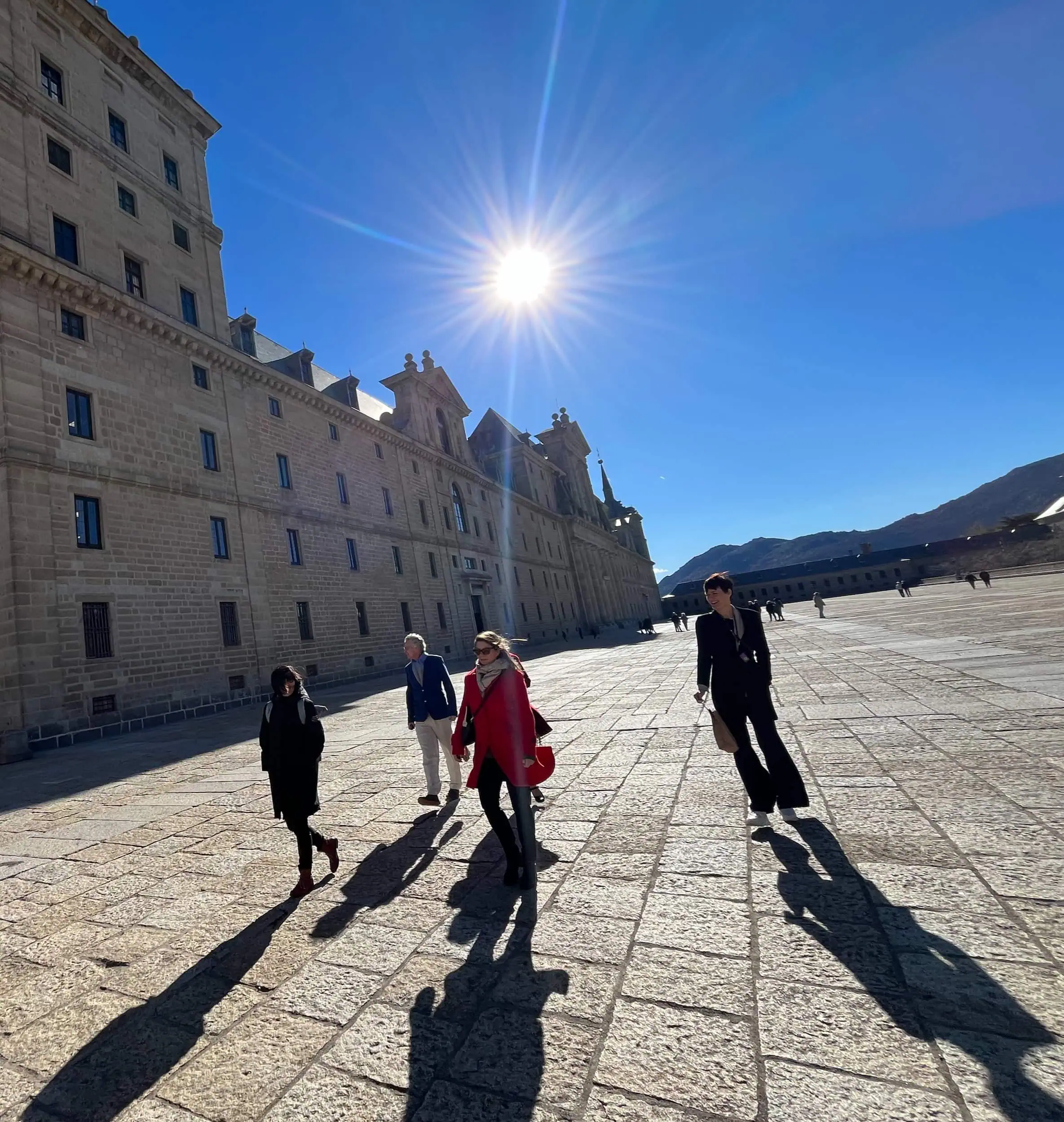 Visit to San Lorenzo de El Escorial with an international delegation.
